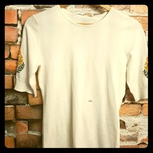 Zach posen short sleeve knit top